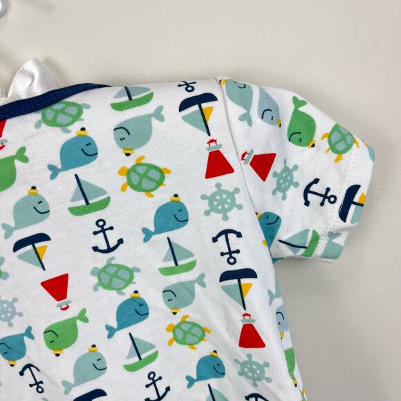 Magnificent Baby Nautical Bodysuit Romper 9 Months - Picture 6 of 7